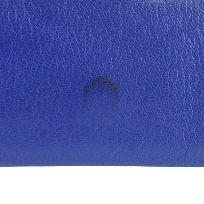 Navy Calvi Card Holder in Mysore Goatskin