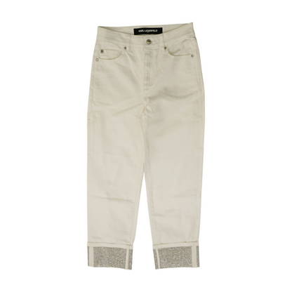 White Straight Jeans