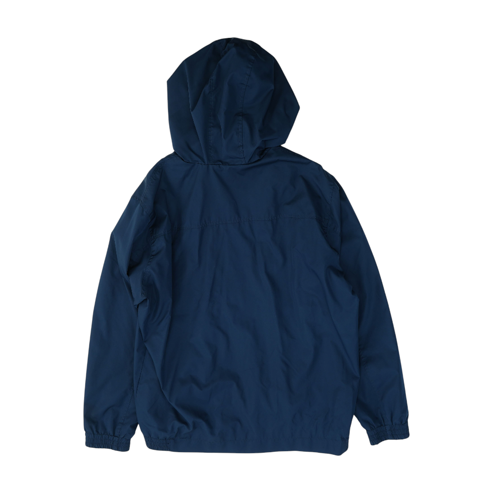 Navy Solid Rain Jacket