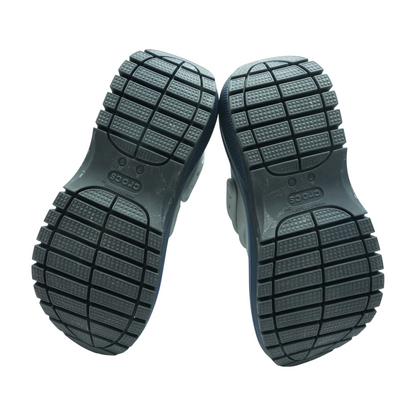 Gray Wedged Sandals
