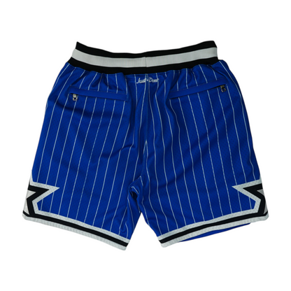 Blue Orlando Magic Striped Active Shorts