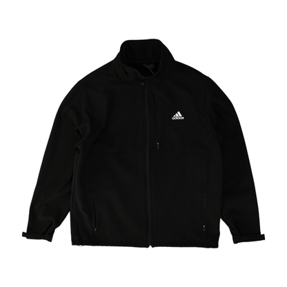 Black Solid Active Jacket