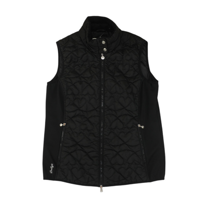 Black Solid Active Vest