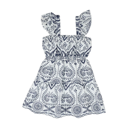 White Graphic Dress