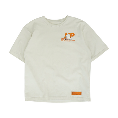Cream Solid T-Shirt