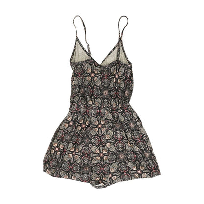 Black Floral Romper