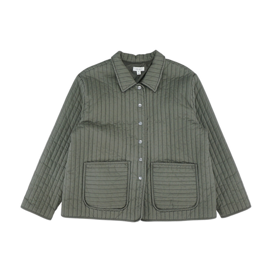 Olive Striped Jacket