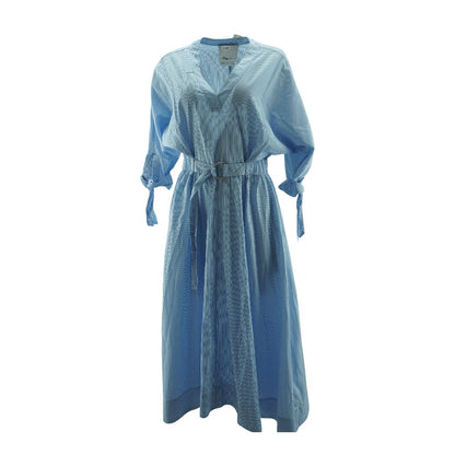 Blue Striped Maxi Dress