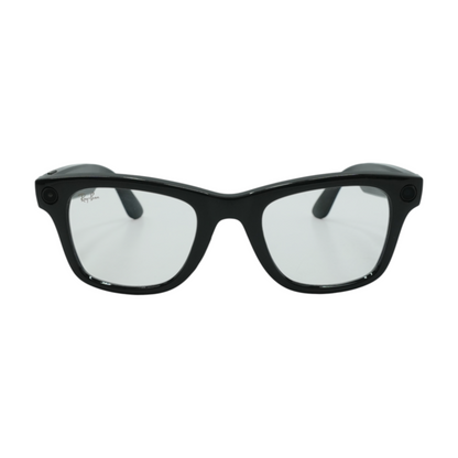Black Wayfarer Smart Glasses