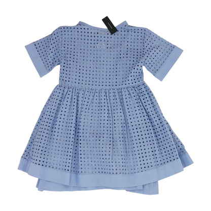 Blue Solid Dress
