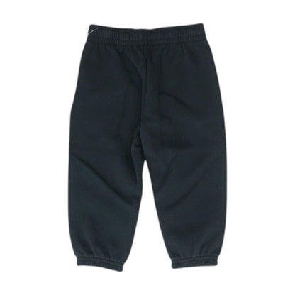 Black Solid Sweatpants Pants