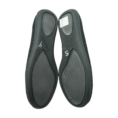 Black Slip-On Flats