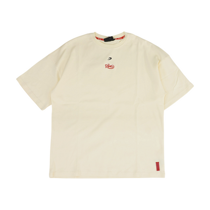 Beige Solid T-Shirt