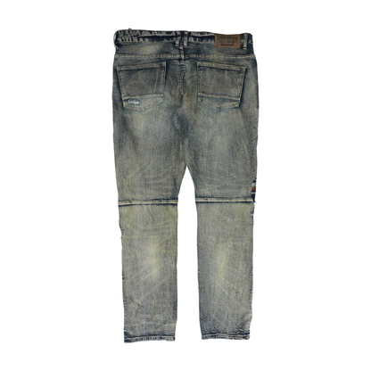 Color Block Regular Jeans