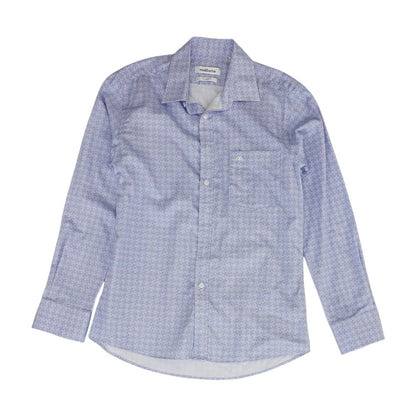 Blue Misc Long Sleeve Button Down
