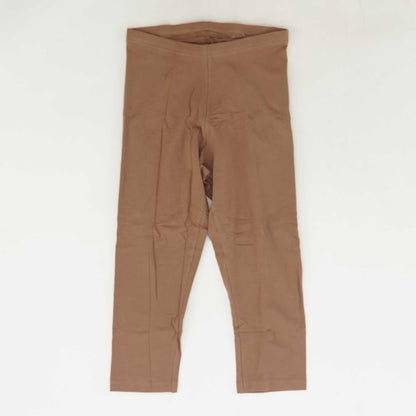 Brown Solid Leggings