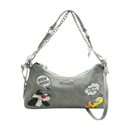 Gray Shoulder Bag