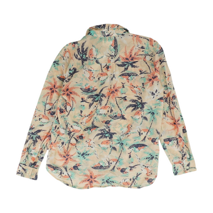 Pink Tropical Button Down