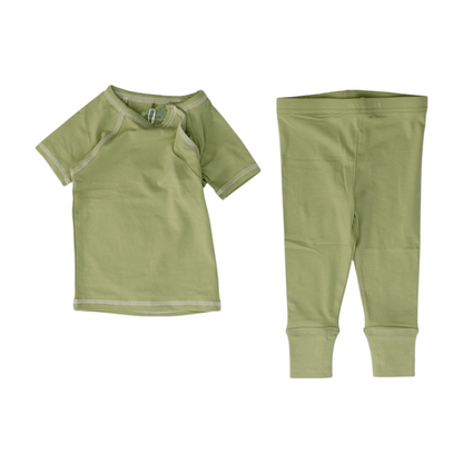 Green Short Sleeve Set