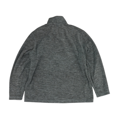 Gray Solid 1/4 Zip Pullover