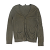 Olive Solid Cardigan Sweater