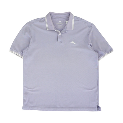 Lavender Solid Short Sleeve Polo