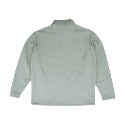 Beige Solid 1/4 Zip Pullover