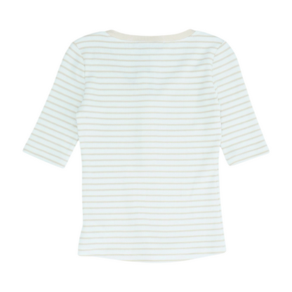 Tan Striped Blouse