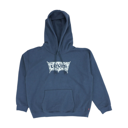 Navy Solid Hoodie Pullover