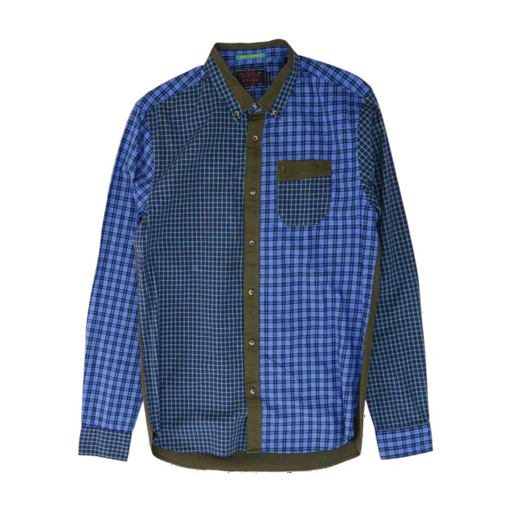 Multi Abstract Long Sleeve Button Down