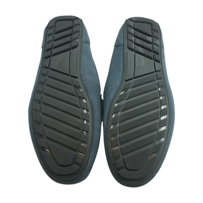 Navy Slip-On Dress Shoes