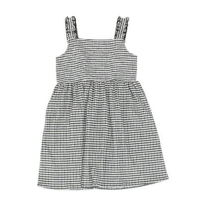 Black Check Dress