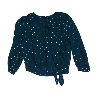 Green Polka Dot Blouse