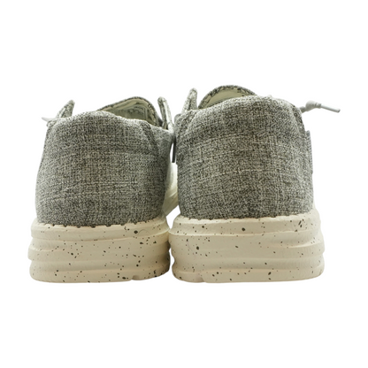 Gray Slip-On Flats
