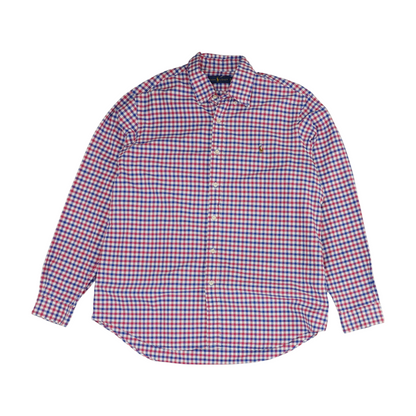 Multi Check Long Sleeve Button Down