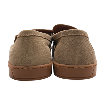 Beige Slip-On Dress Shoes