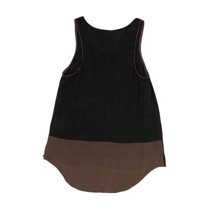 Black Color Block Blouse