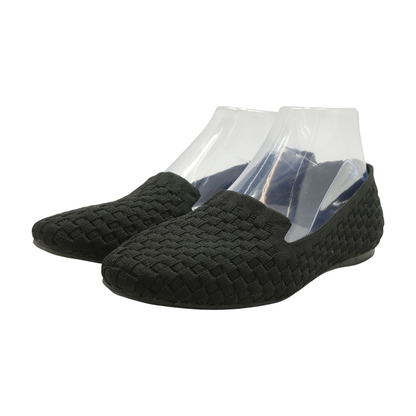 Black Slip-On Flats