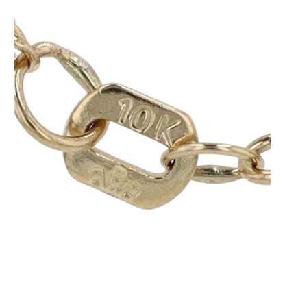 10K Yellow Gold Chain Necklace