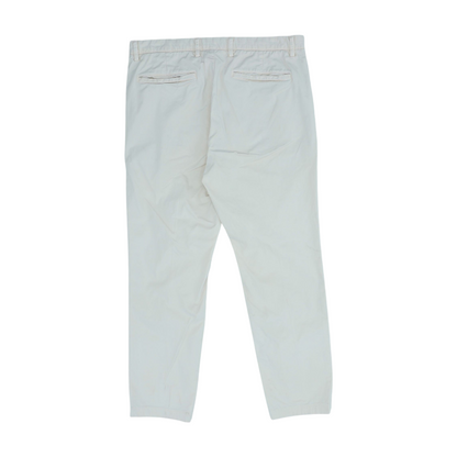 Cream Straight Pants