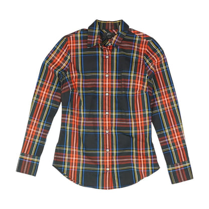 Black Plaid Button Down