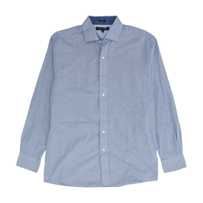 Blue Check Long Sleeve Button Down