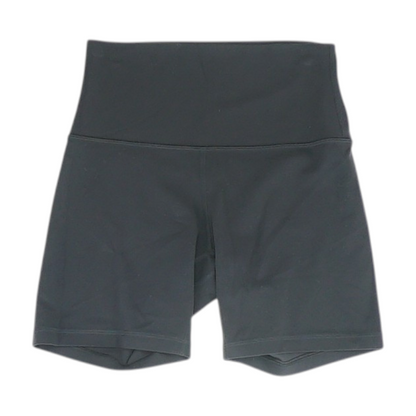 Black Solid Active Shorts