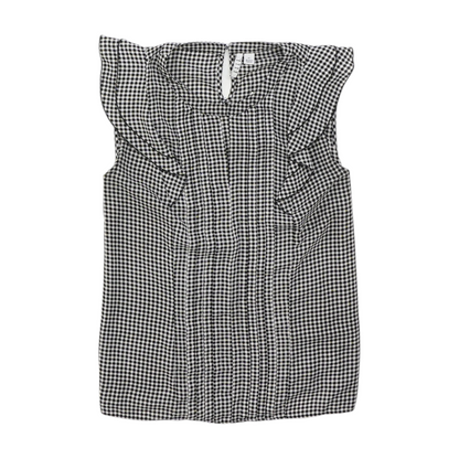 Black Houndstooth Blouse