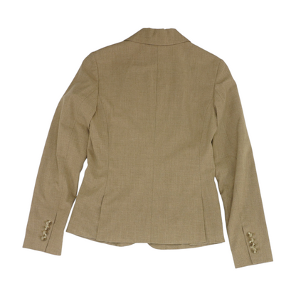 Tan Solid Blazer