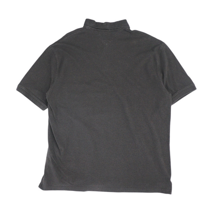 Brown Solid Short Sleeve Polo