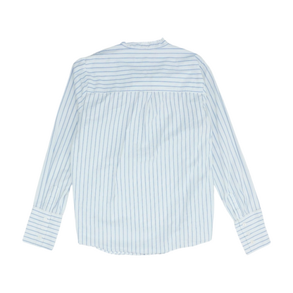 White Striped Blouse