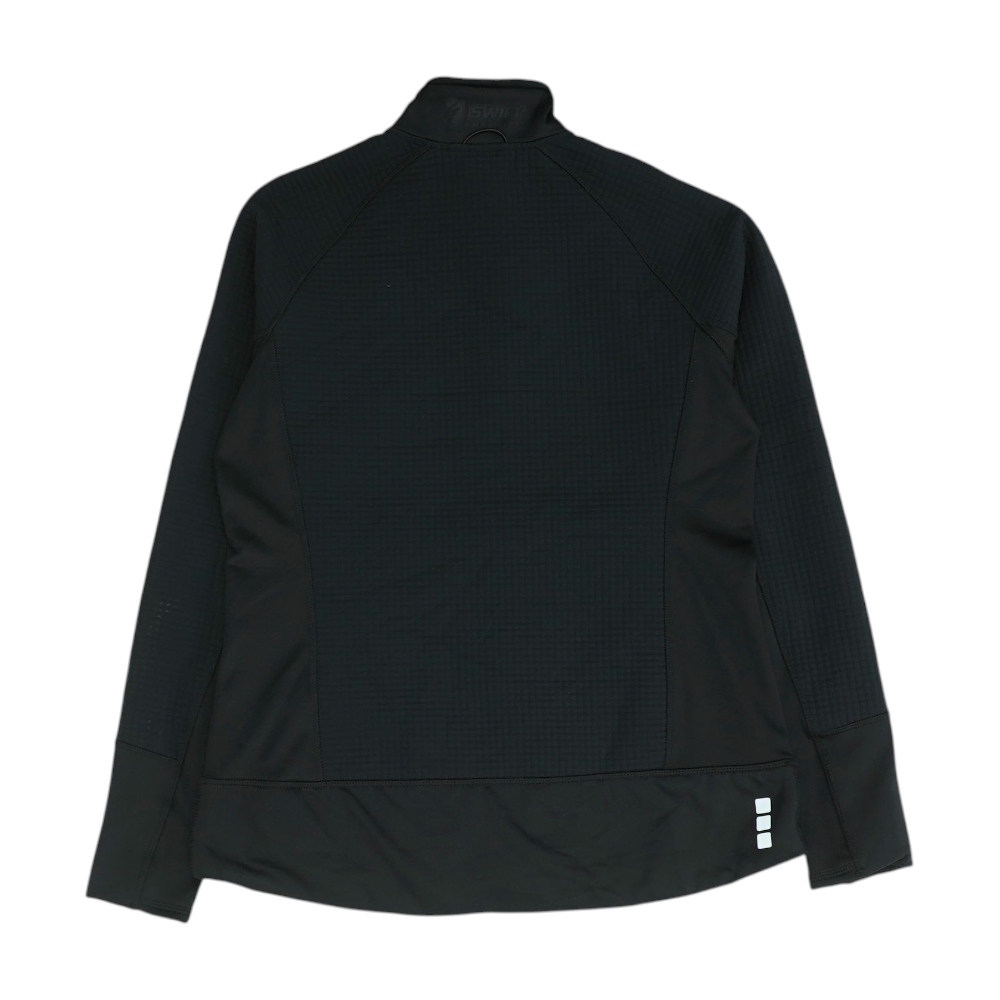 Black Solid Active Jacket