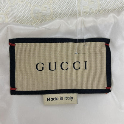 Ivory 2024 GG Monogram Canvas Bomber Jacket