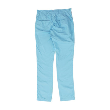 Blue Solid Active Pants